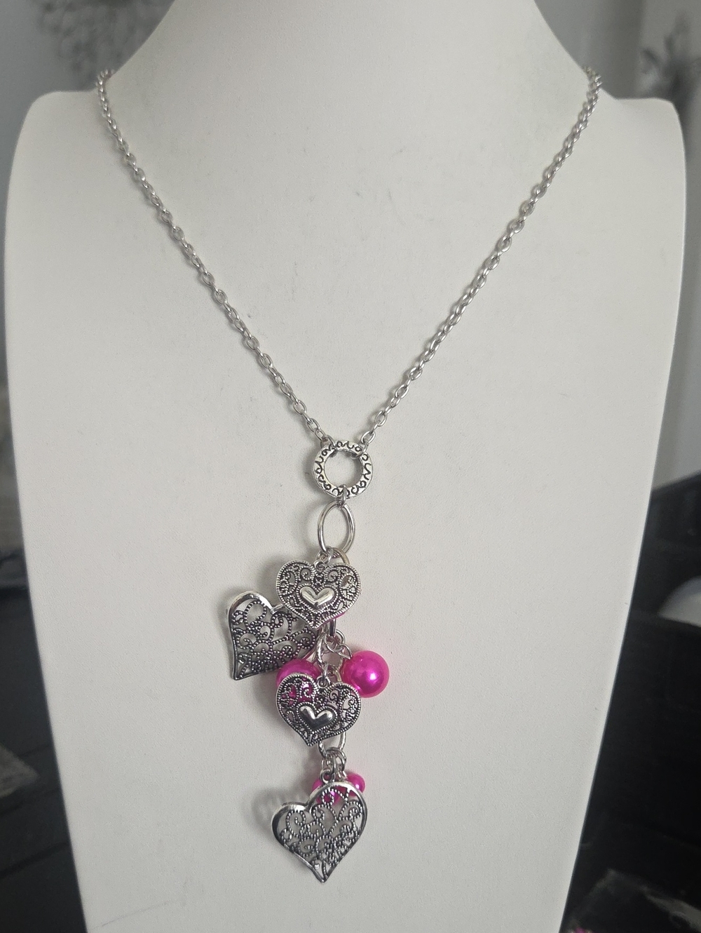 Paparazzi Take The Plunge Pink Necklace NWT